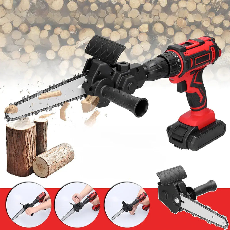 Kit Adaptador de Motosserra  Drill Chainsaw 6 Pol