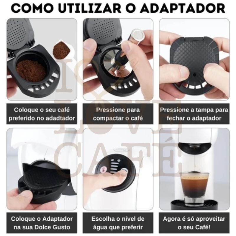 NoCap - Adaptador para Cafeteiras Dolce Gusto